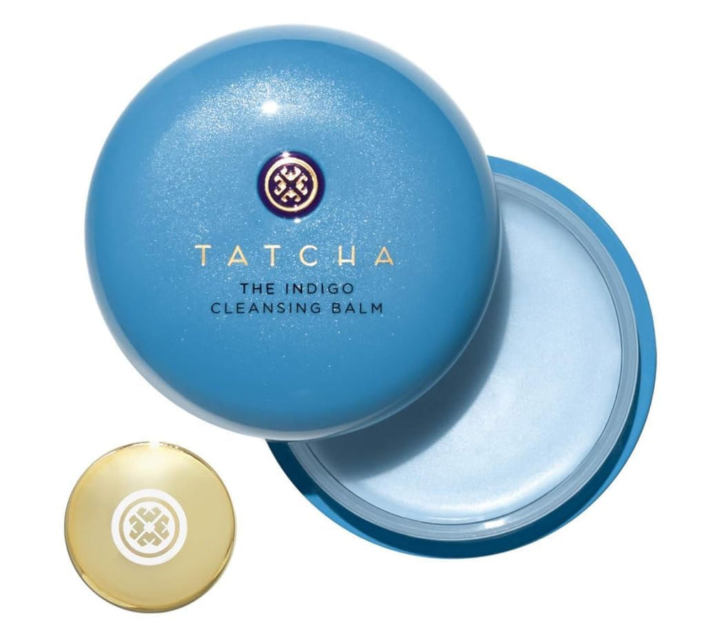 TATCHA jar front view showing elegant label and travel-friendly size
