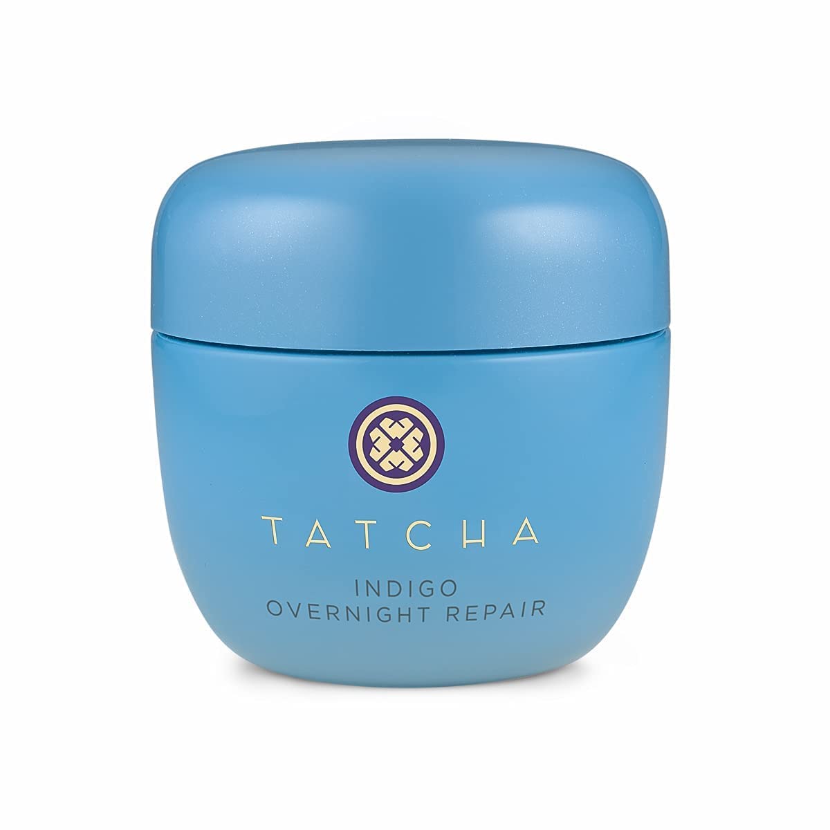 TATCHA front jar showing label and sleek packaging for calm benefits
