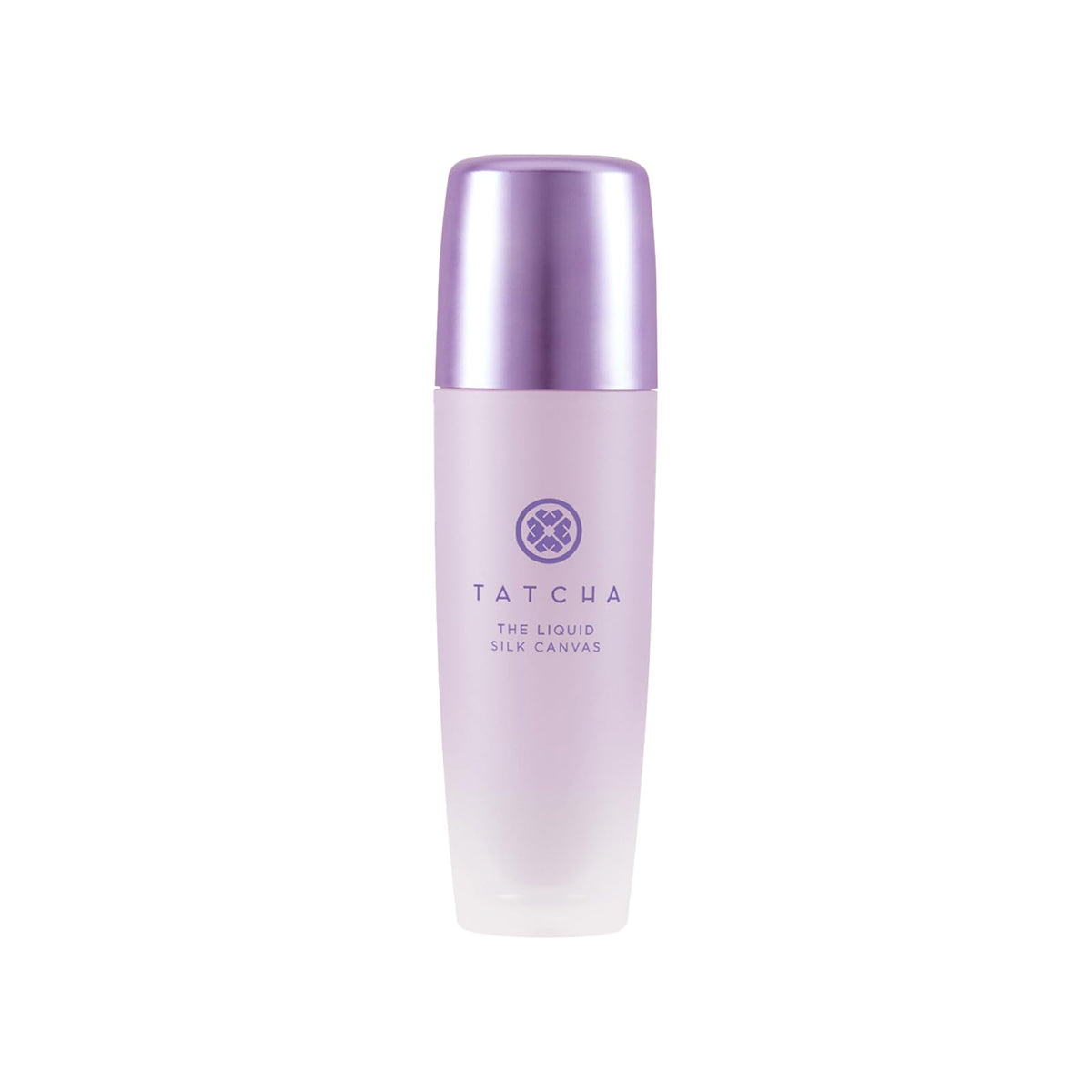 TATCHA front bottle showing sleek primer packaging and elegant finish
