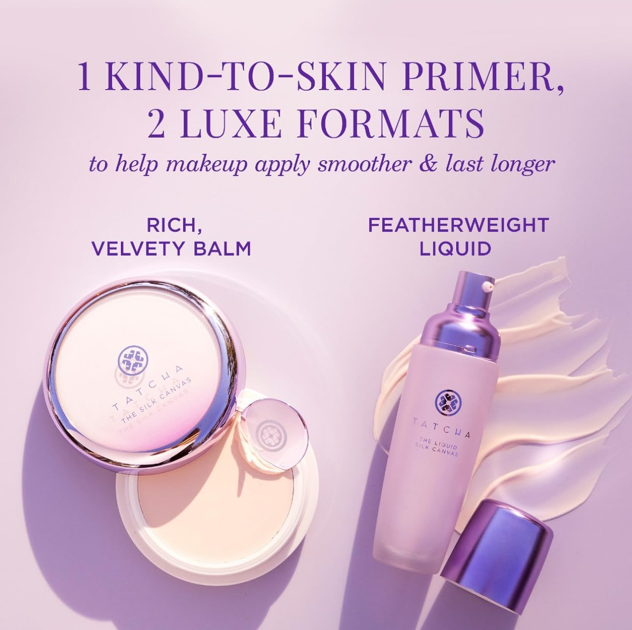 TATCHA ingredient label close-up showing silk extracts and benefits