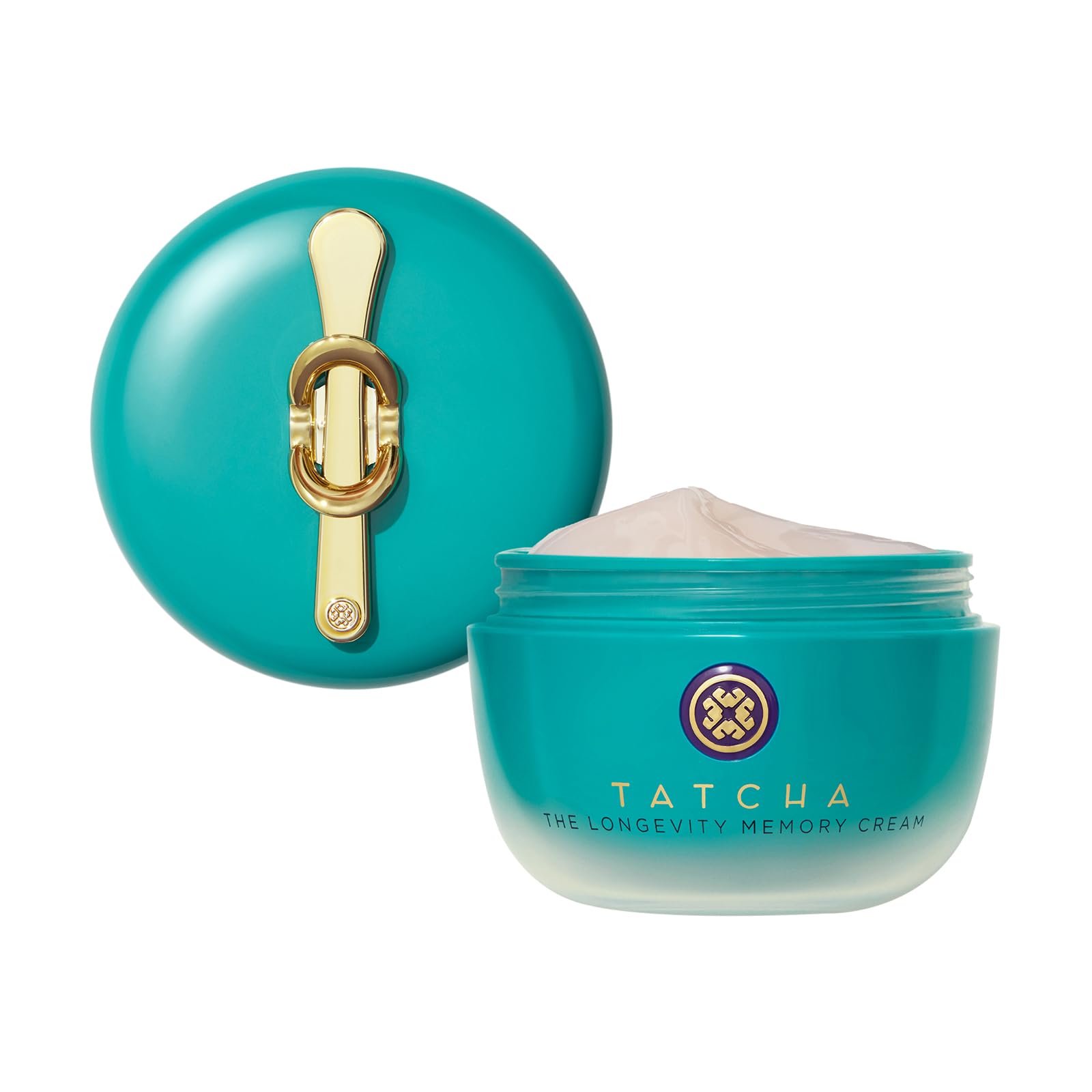 Close-up of gel-cream texture from TATCHA showing lightweight, glistening finish and smooth absorption