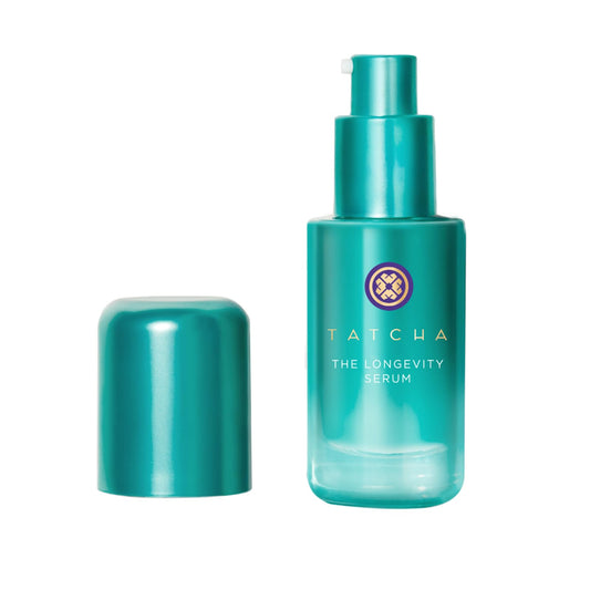 TATCHA dropper dispensing gel‑oil serum demonstrating precise application benefit