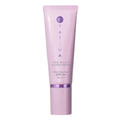 TATCHA front packaging showing milky sunscreen and SPF label for everyday protection