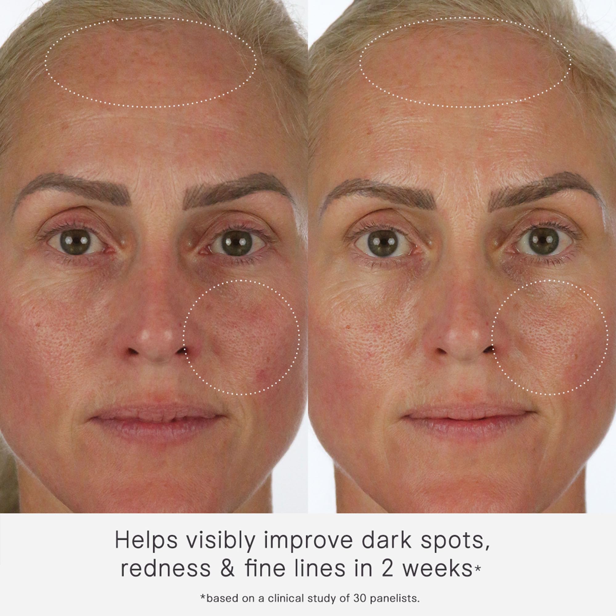 TATCHA sunscreen held in hand to show size and travel-friendly convenience