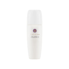 TATCHA bottle front view showing design and easy-pour benefit
