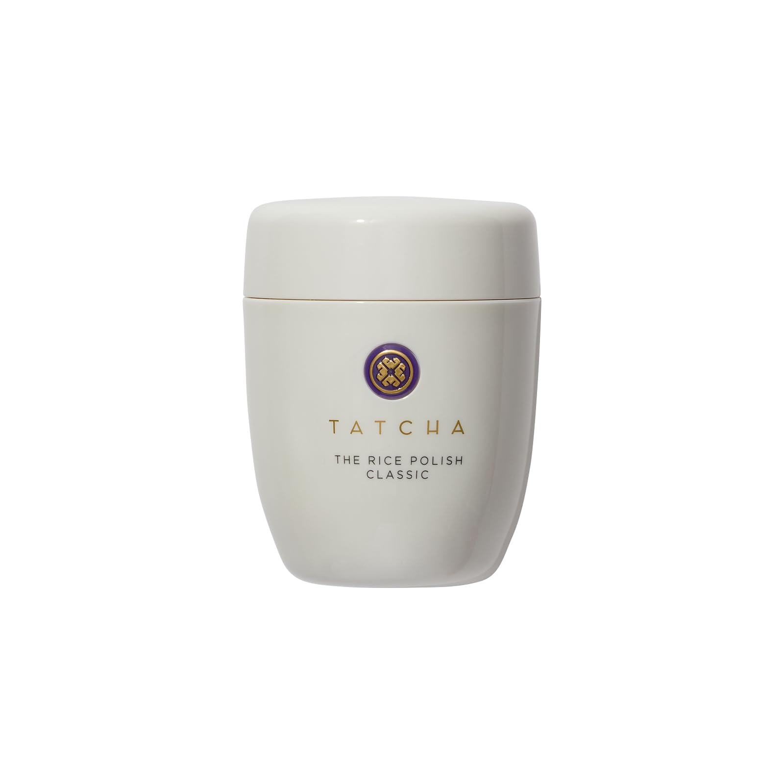 TATCHA front packaging showing product jar and label, highlights premium presentation