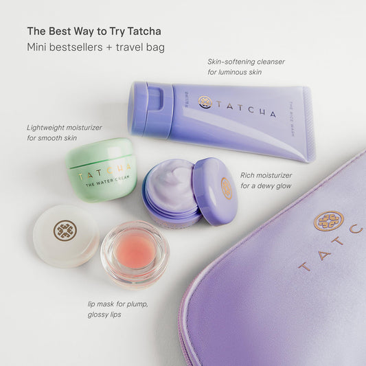 TATCHA Rice Wash close-up texture demonstrating gentle foaming and hydration