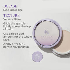 TATCHA product label and ingredient list showing formulation transparency benefit