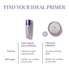 TATCHA primer on vanity with brushes showing polished makeup routine benefit