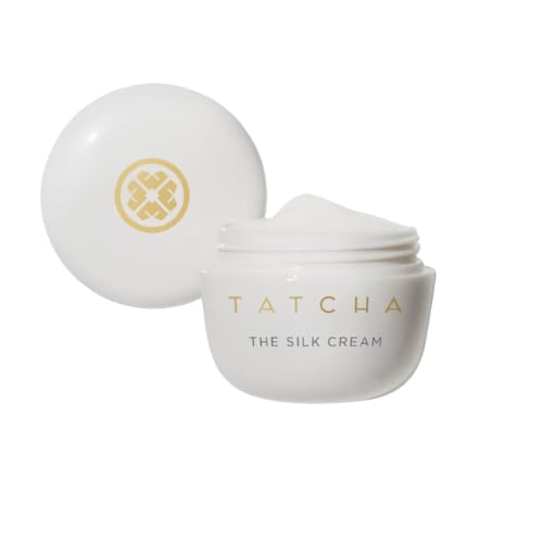 TATCHA Silk Cream travel-sized jar front view showing portable packaging and luxurious finish