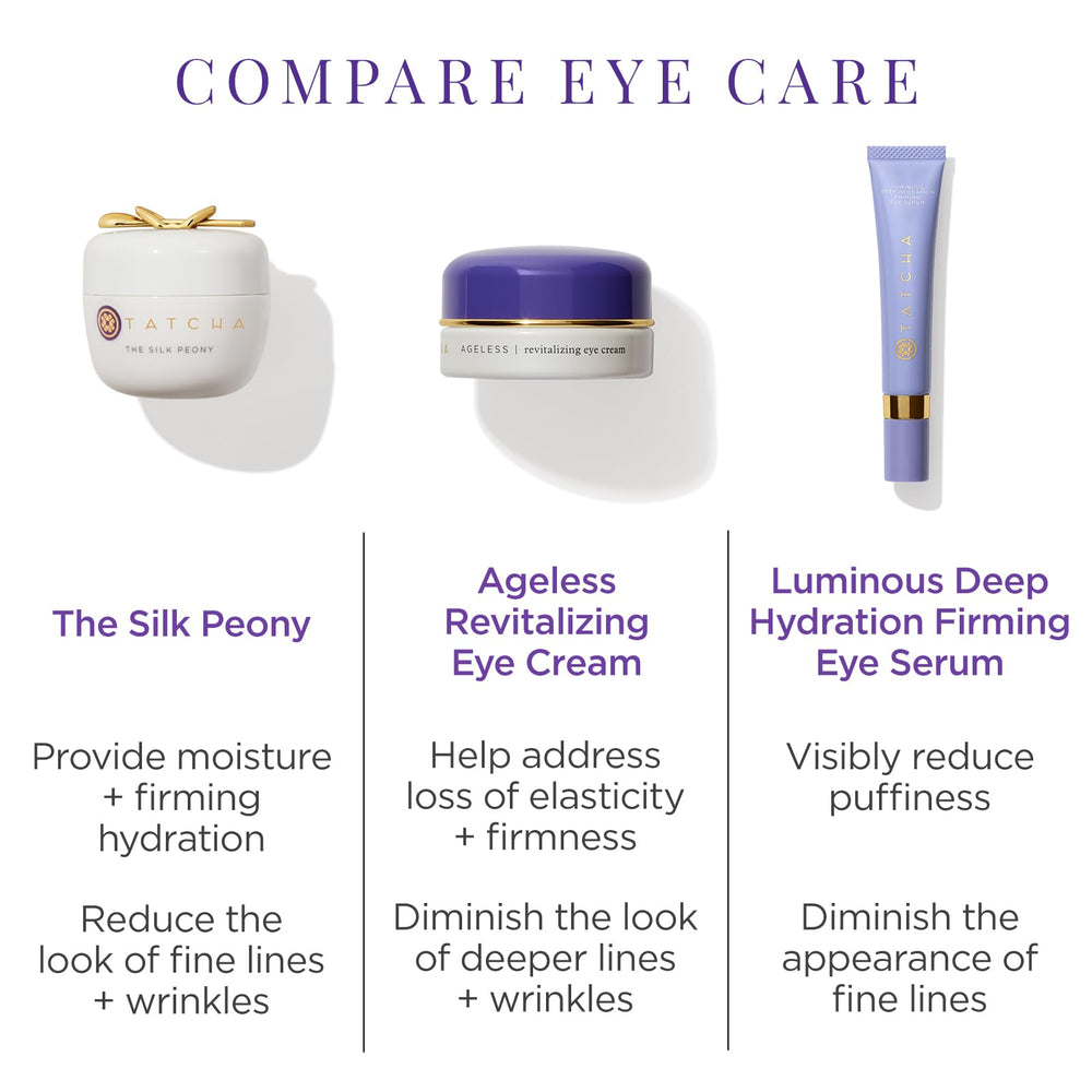 TATCHA jar on a bedside vanity portraying nightly routine and restorative benefit