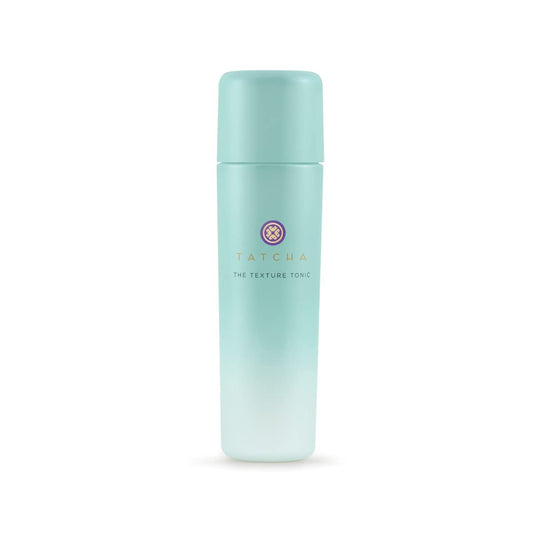 TATCHA front bottle showing sleek packaging and approachable size