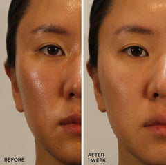 TATCHA tonic on cotton pad ready for gentle application and refinement