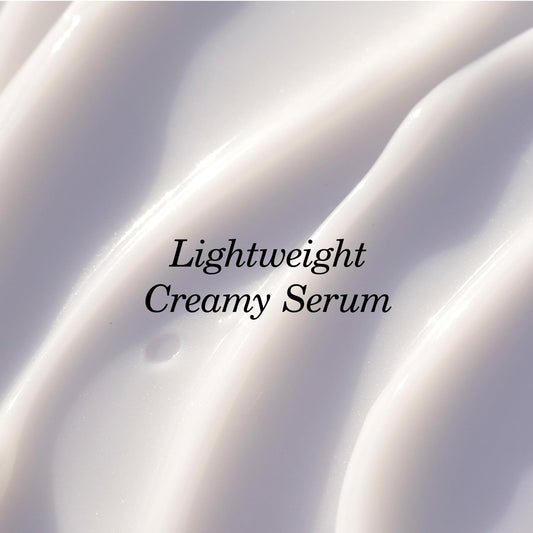 TATCHA Dewy Serum pump detail highlighting precise dispensing and mess-free use