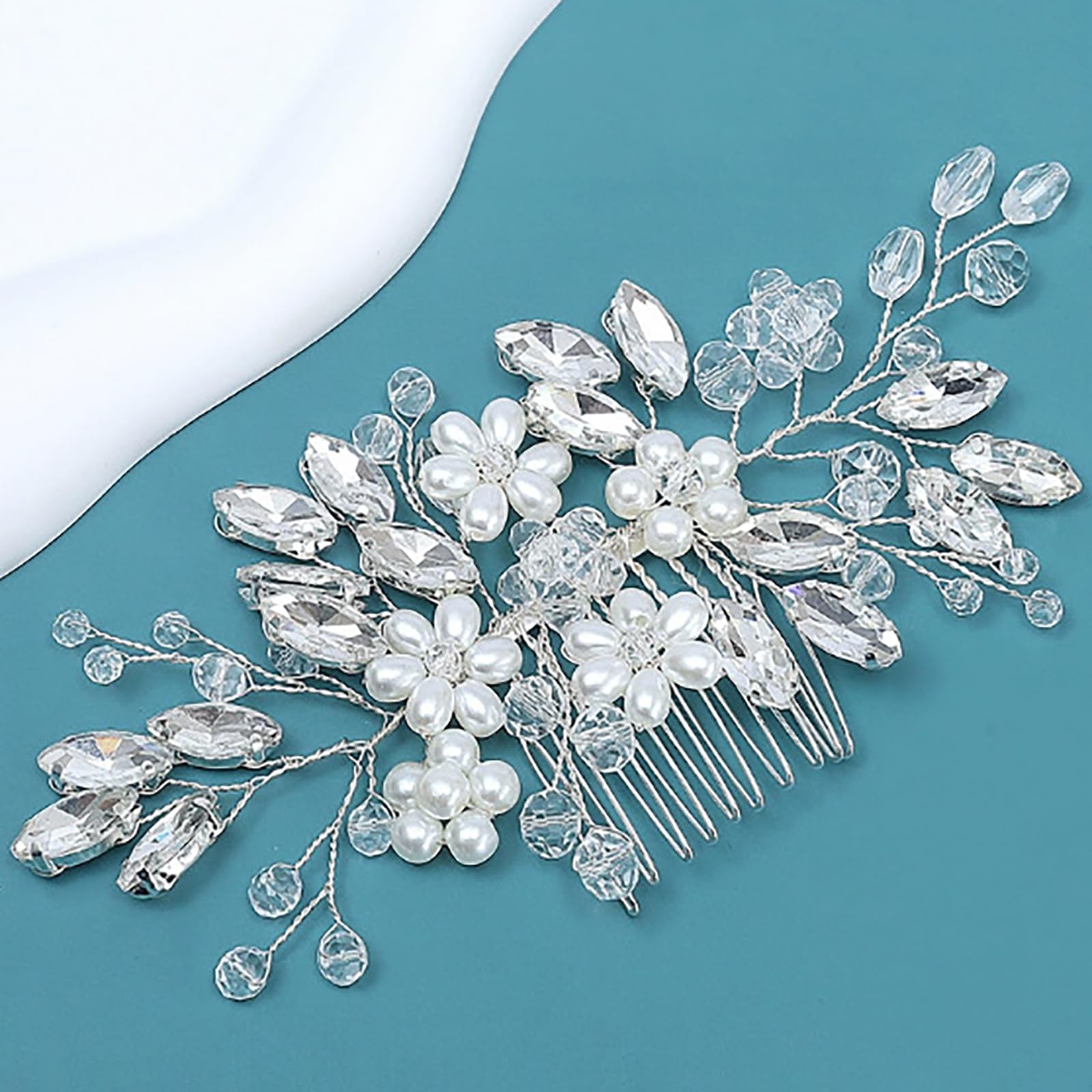Tatibana comb placed in bridal updo illustrating elegant wedding styling