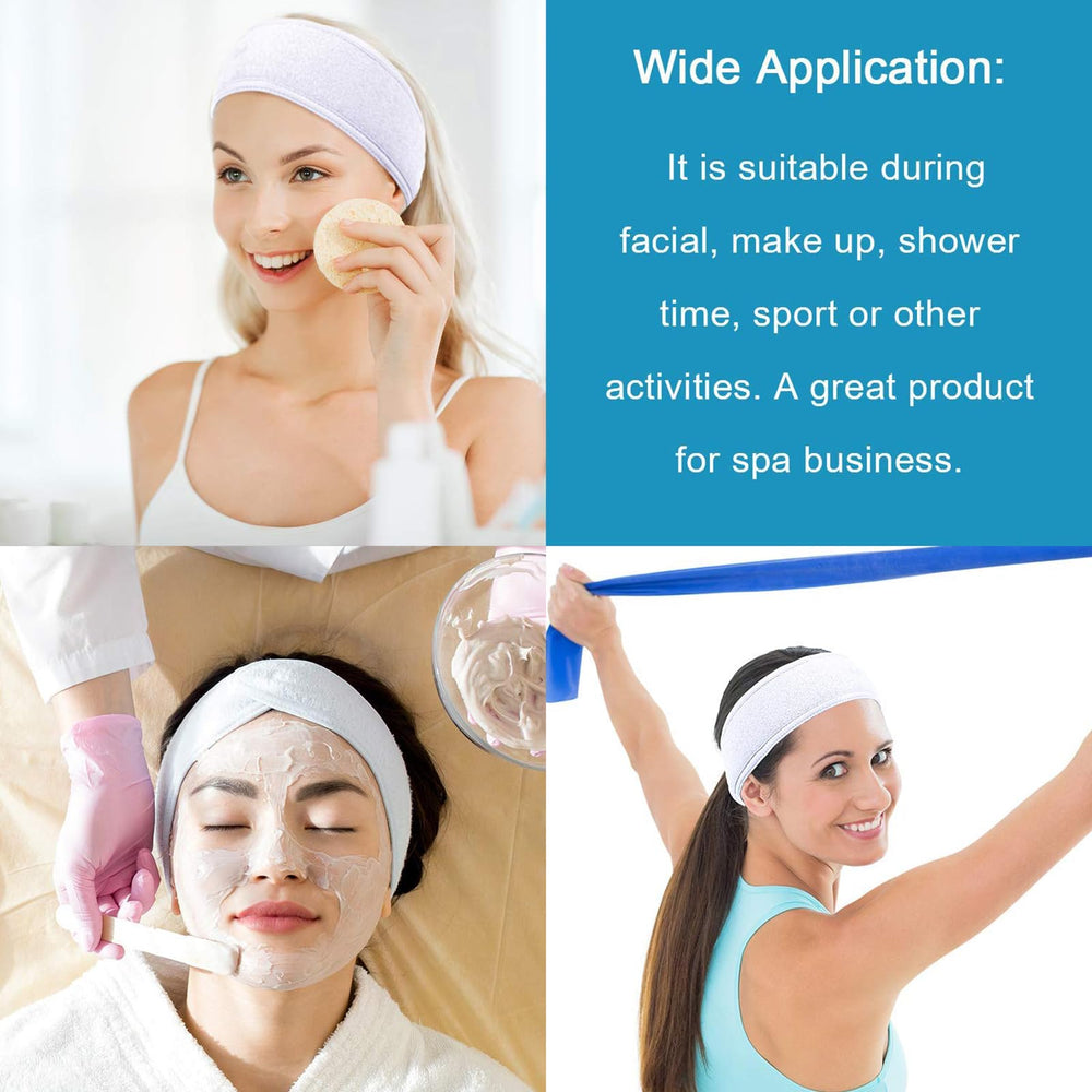 Tatibana headband in spa setting showing professional look and practical use