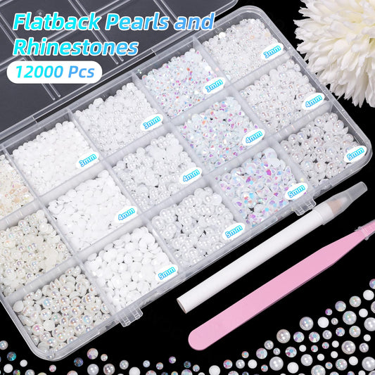 Tatiwoo 12-compartment storage box with removable grids for tidy crafting supplies