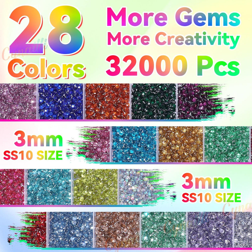 Tatiwoo applicator tools beside gems demonstrating precise placement benefit