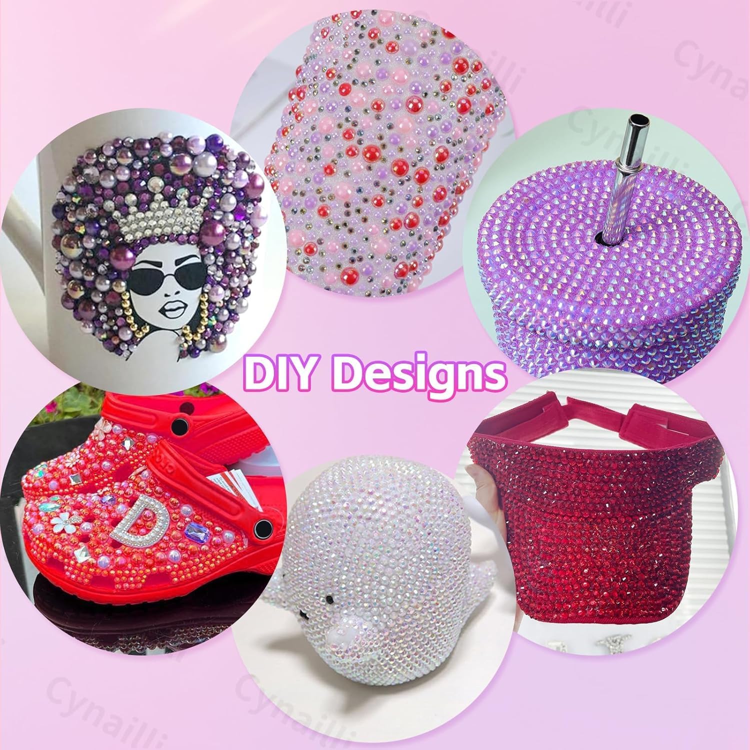 Tatiwoo pearls in a styled craft workspace inspiring DIY project ideas