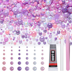 Tatiwoo front packaging showing mixed pearls and resealable bag benefit organization