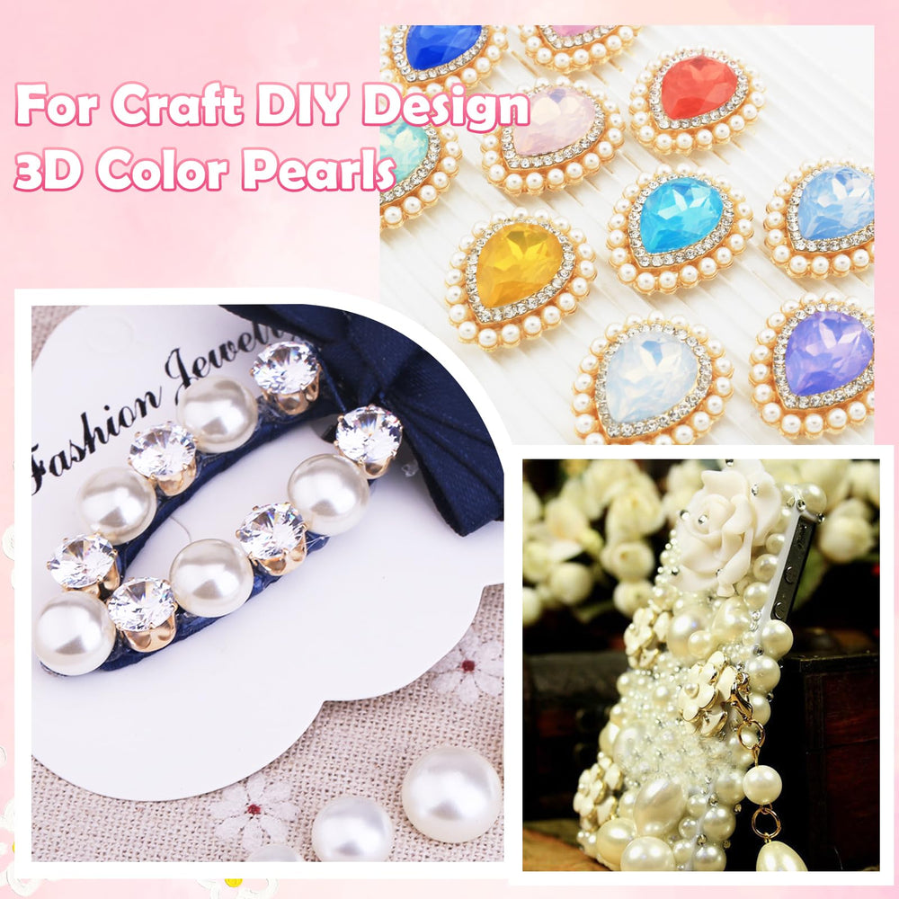 Tatiwoo pearls displayed in a craft workspace to inspire DIY embellishment ideas