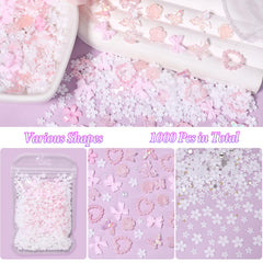 Tatiwoo mixed pink bows butterflies pearls spread highlighting variety
