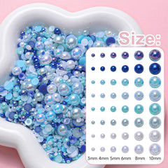 Tatiwoo close-up of different pearl sizes, highlights size variety for precise design