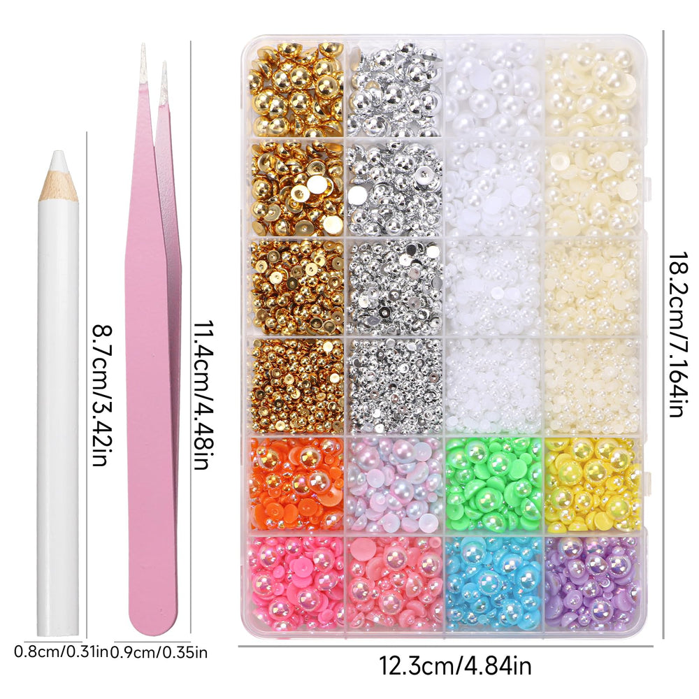 Tatiwoo picker pencil and tweezer in use for precise pearl placement and faster application