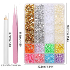 Tatiwoo picker pencil and tweezer in use for precise pearl placement and faster application