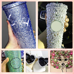 Tatiwoo scale comparison of 3mm, 4mm, 6mm and 8mm pearls illustrating size choices