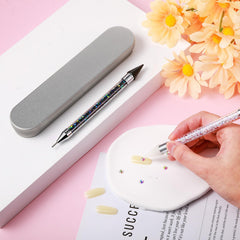 Tatuo pens in a creative workstation flatlay to inspire nail art projects