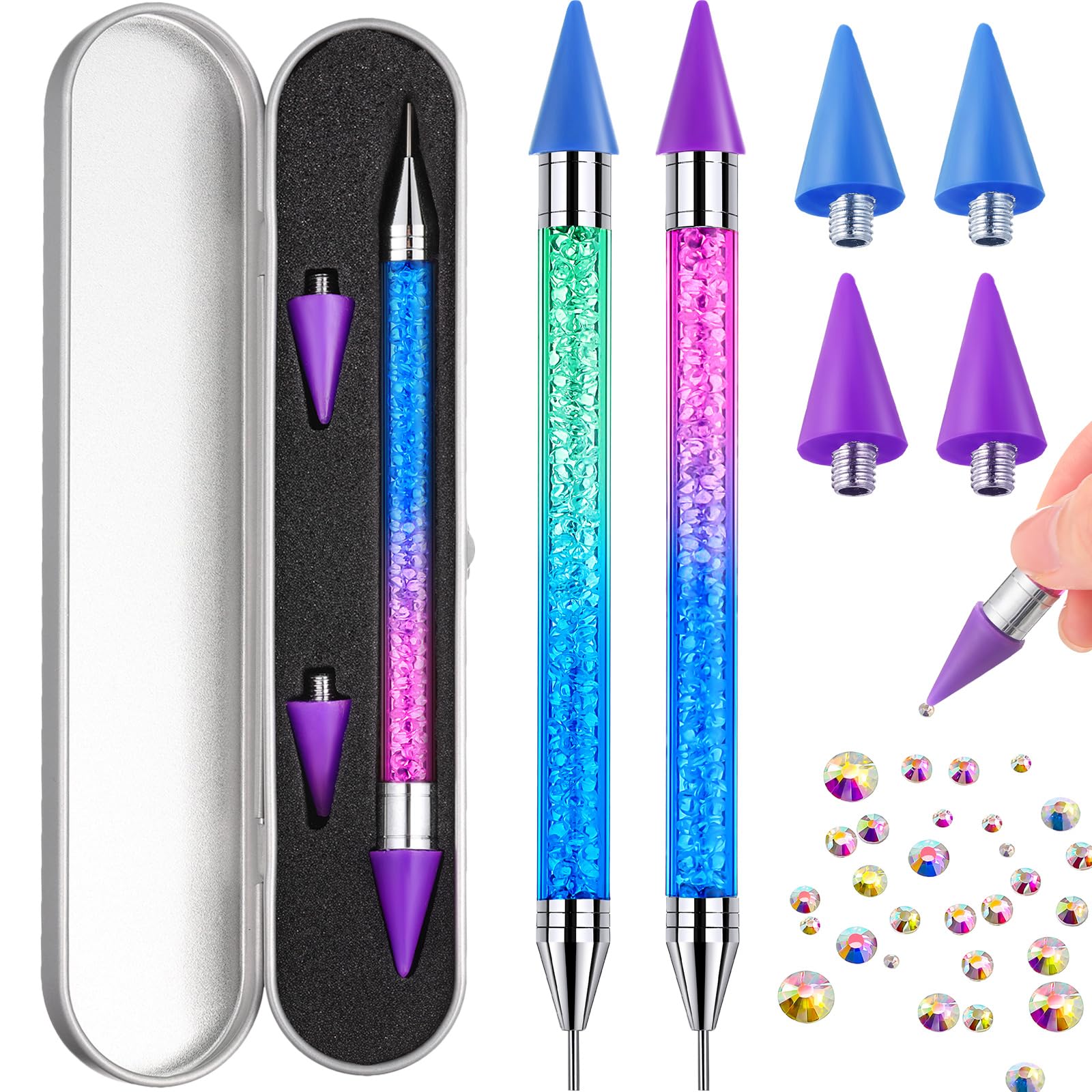 Tatuo front packaging showing two gradient pens, shows convenience