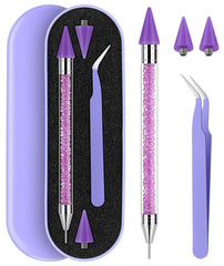 Tatuo front packaging showing purple wax pen set and benefits of portability