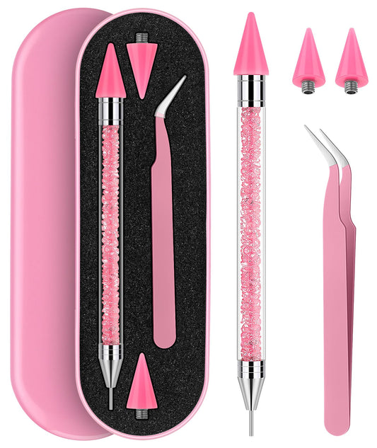 Tatuo front packaging showing pink picker set with tidy storage — easy portability