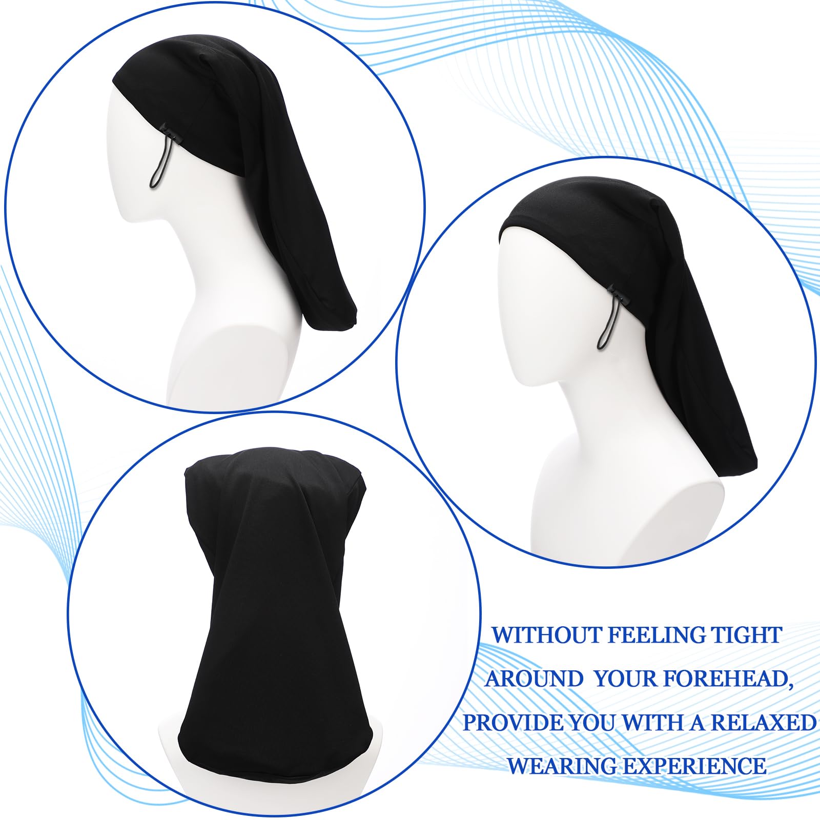 Tatuo cap on pillow in bedroom setting indicating overnight hair protection