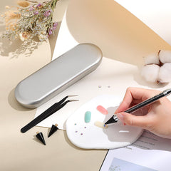 Tatuo metal protective box open protecting tools and spare tips