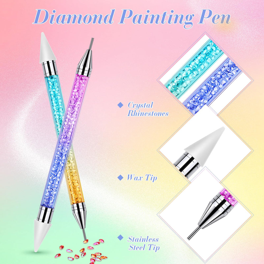Tatuo pen in hand placing a nail gem for faster, neater nail art