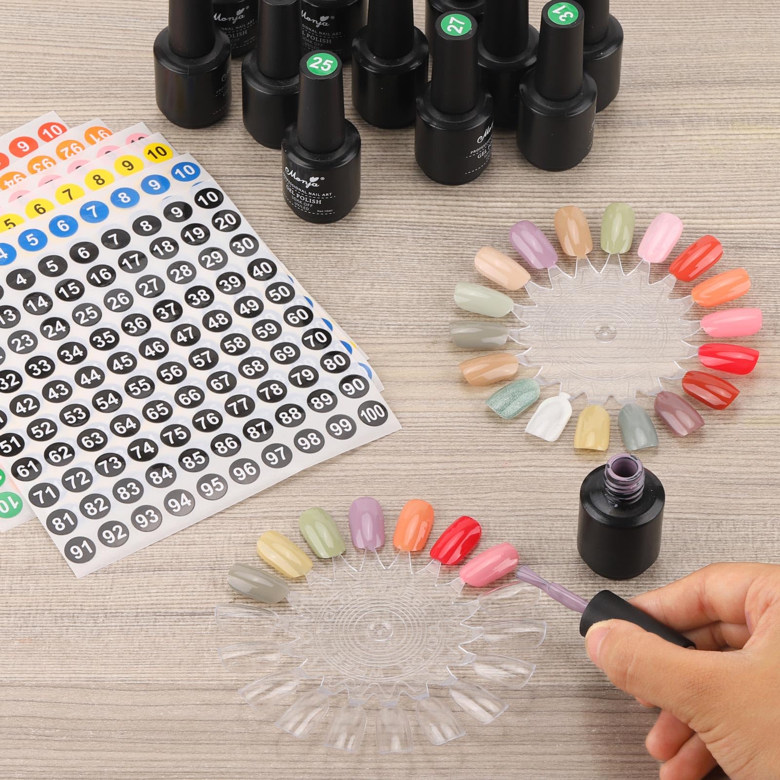 Tbestmax hand holding a tip strip to show scale and portability for convenient testing