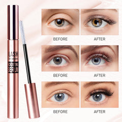 Tbexem Daislashes serum texture droplet on fingertip highlighting lightweight, nourishing formula
