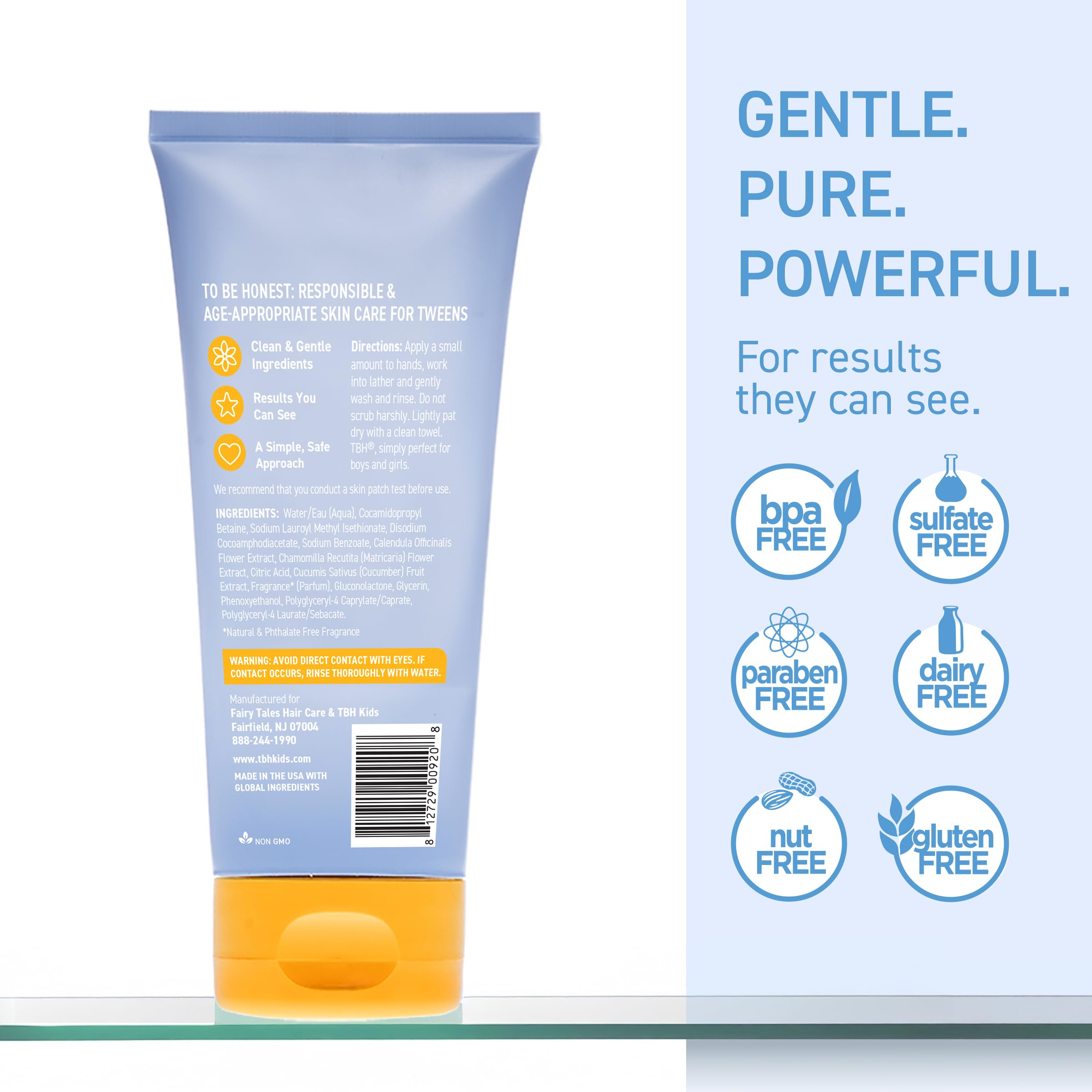 TBH gel texture close-up highlighting smooth hydrating consistency benefit