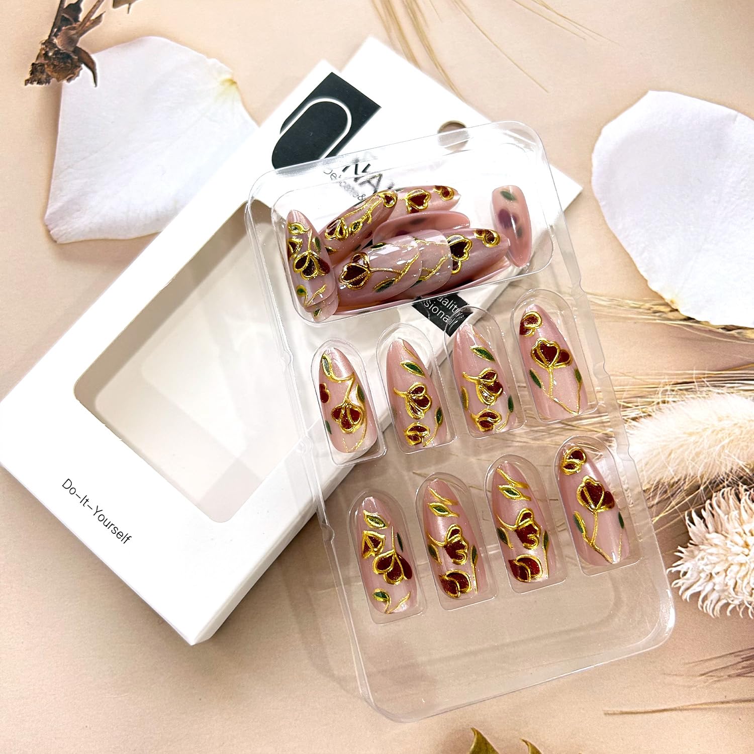 TBRZTR kit contents with mini file, wooden stick and adhesive tabs for easy application