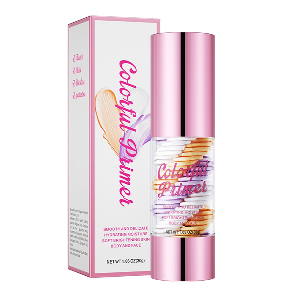 TBTFW primer front packaging showing compact formula and benefits