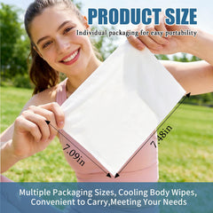 TCANG single wipe unwrapped demonstrating large oversize sheet and cooling benefit