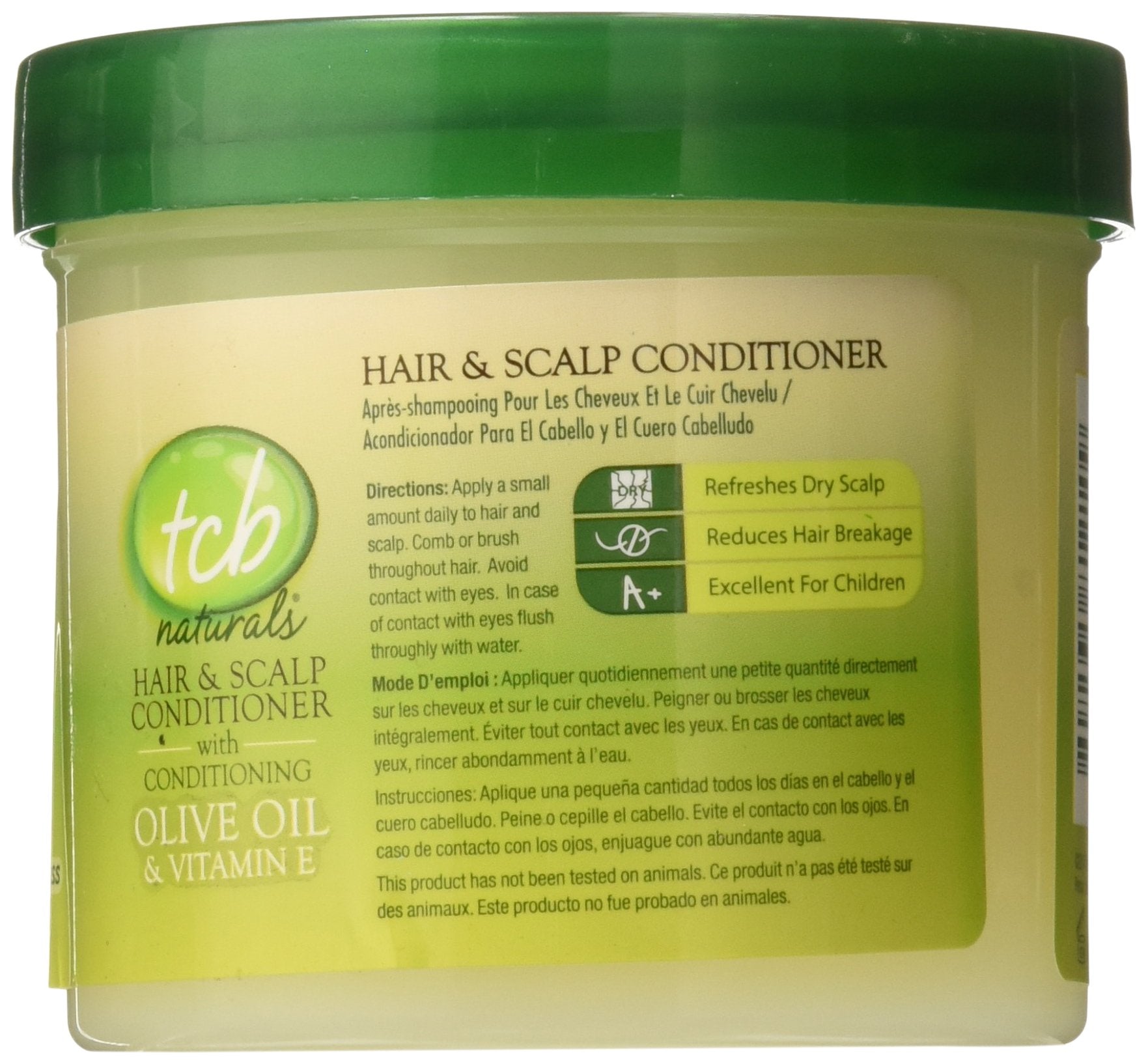 TCB conditioner texture on hand closeup showing creamy hydration for soft hair