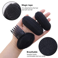 TCOTBE bump up comb detail demonstrating secure hair grip