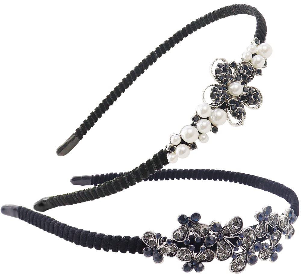 TCOTBE front view showing both headbands and elegant sparkle benefit