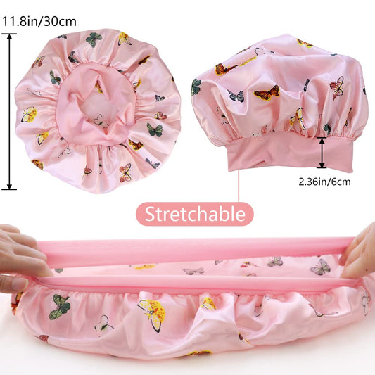 TCOTBE wide elastic band detail that holds hair comfortably overnight