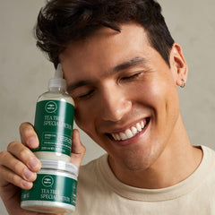 Tea Tree 6.5 oz size comparison showing travel-friendly benefit