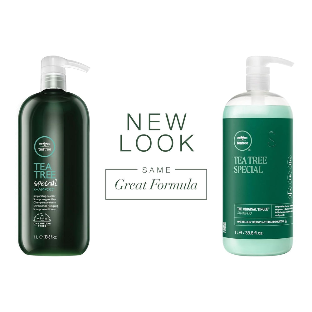Tea Tree conditioner texture in hand demonstrating slip and hydration benefit