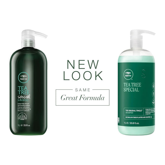 Tea Tree conditioner texture in hand demonstrating slip and hydration benefit